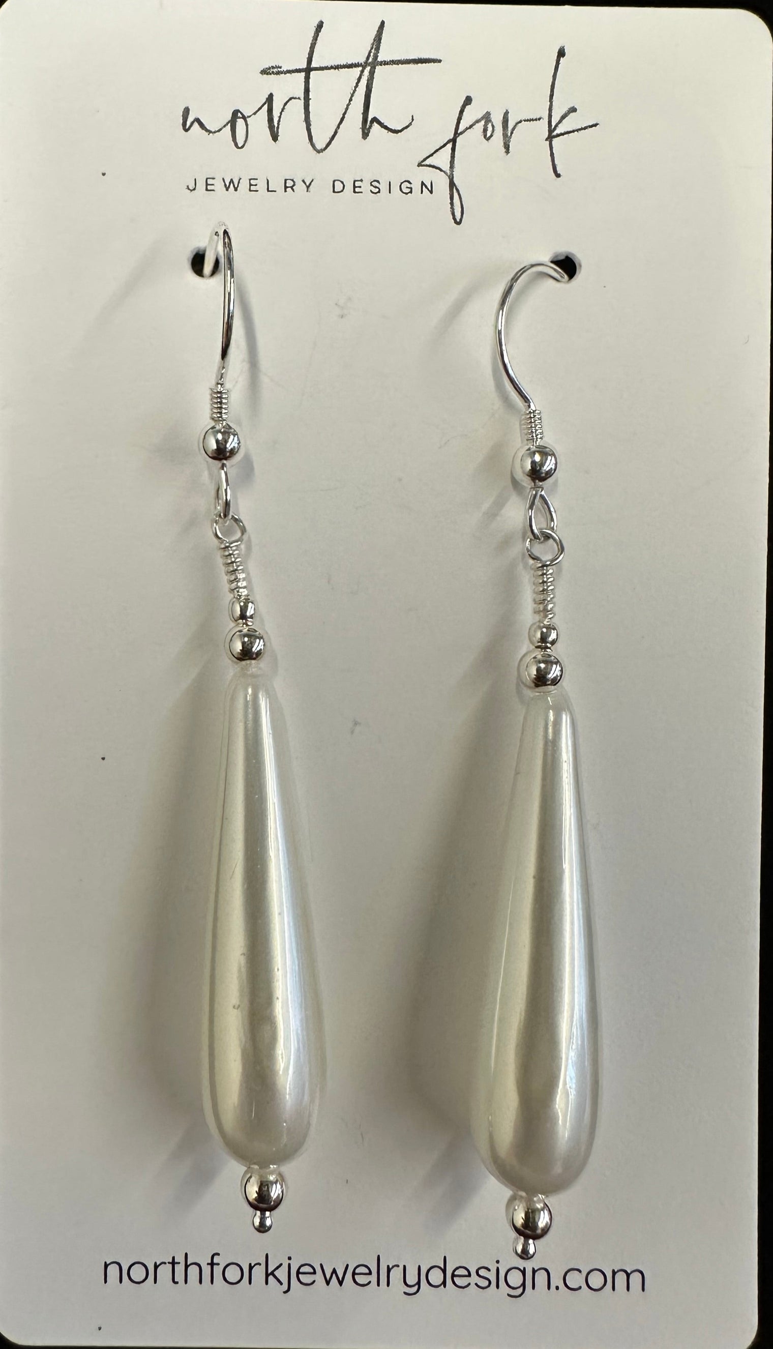 Shell Pearl Dangle Earrings