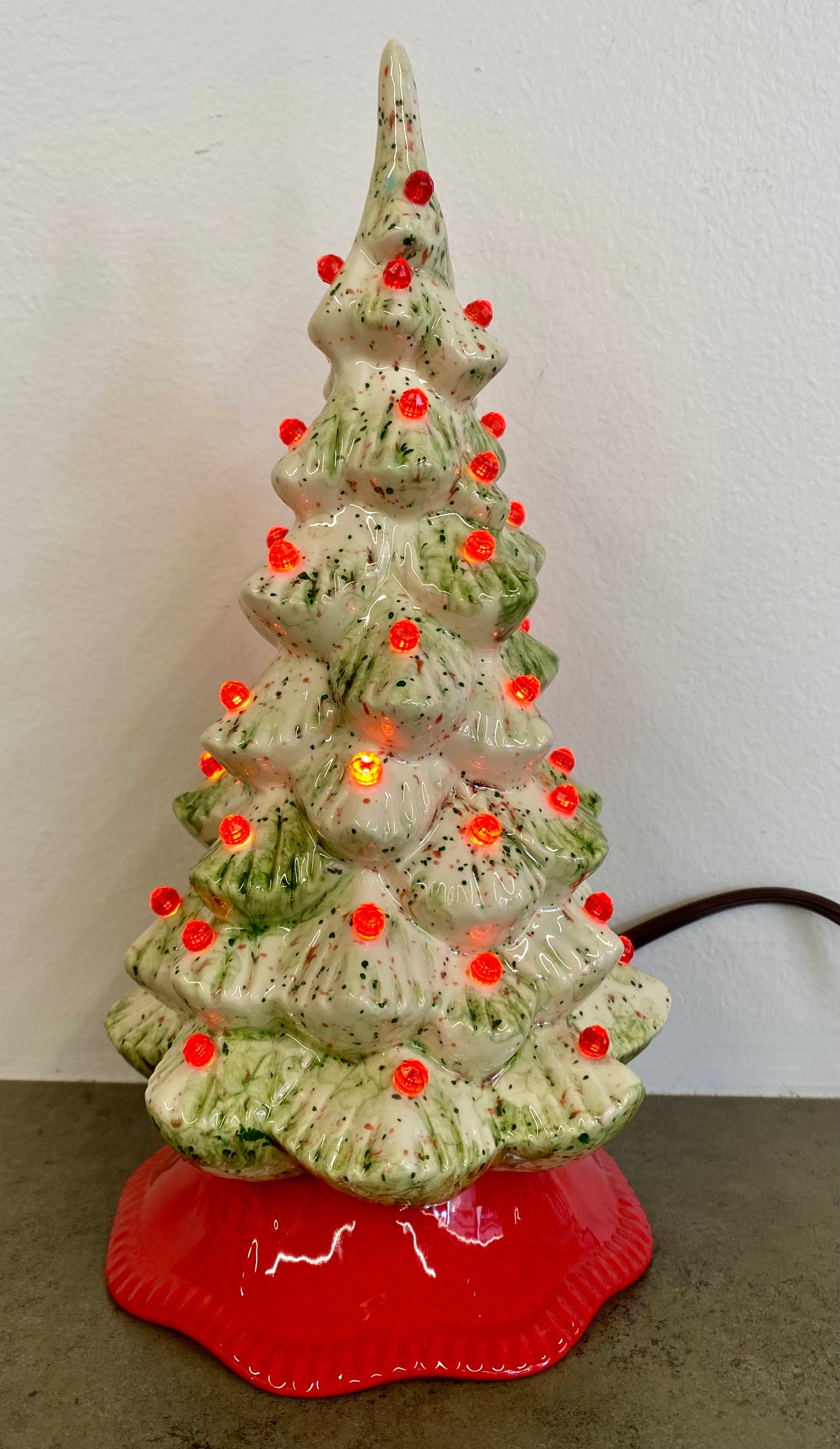 Ceramic Light-Up Christmas Tree