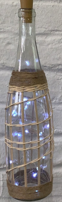 Lighted Wine Bottle