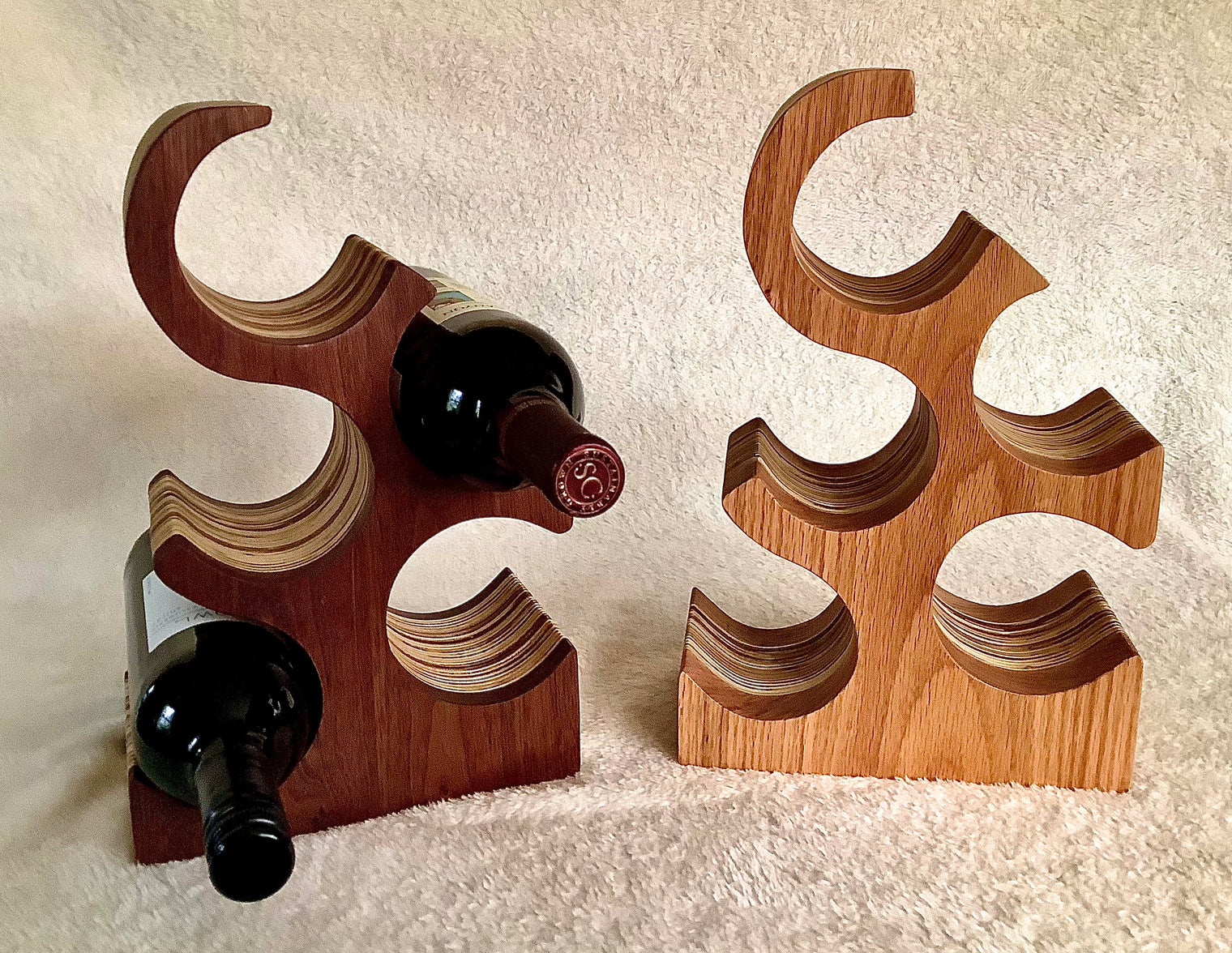 5 Bottle Wine Rack