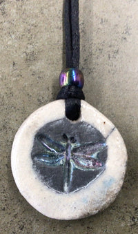 Raku Pendant Necklace