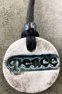 Raku Pendant Necklace