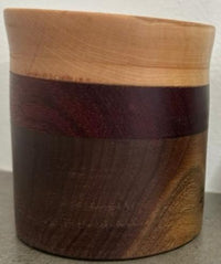 Pen Holder Wood Cup