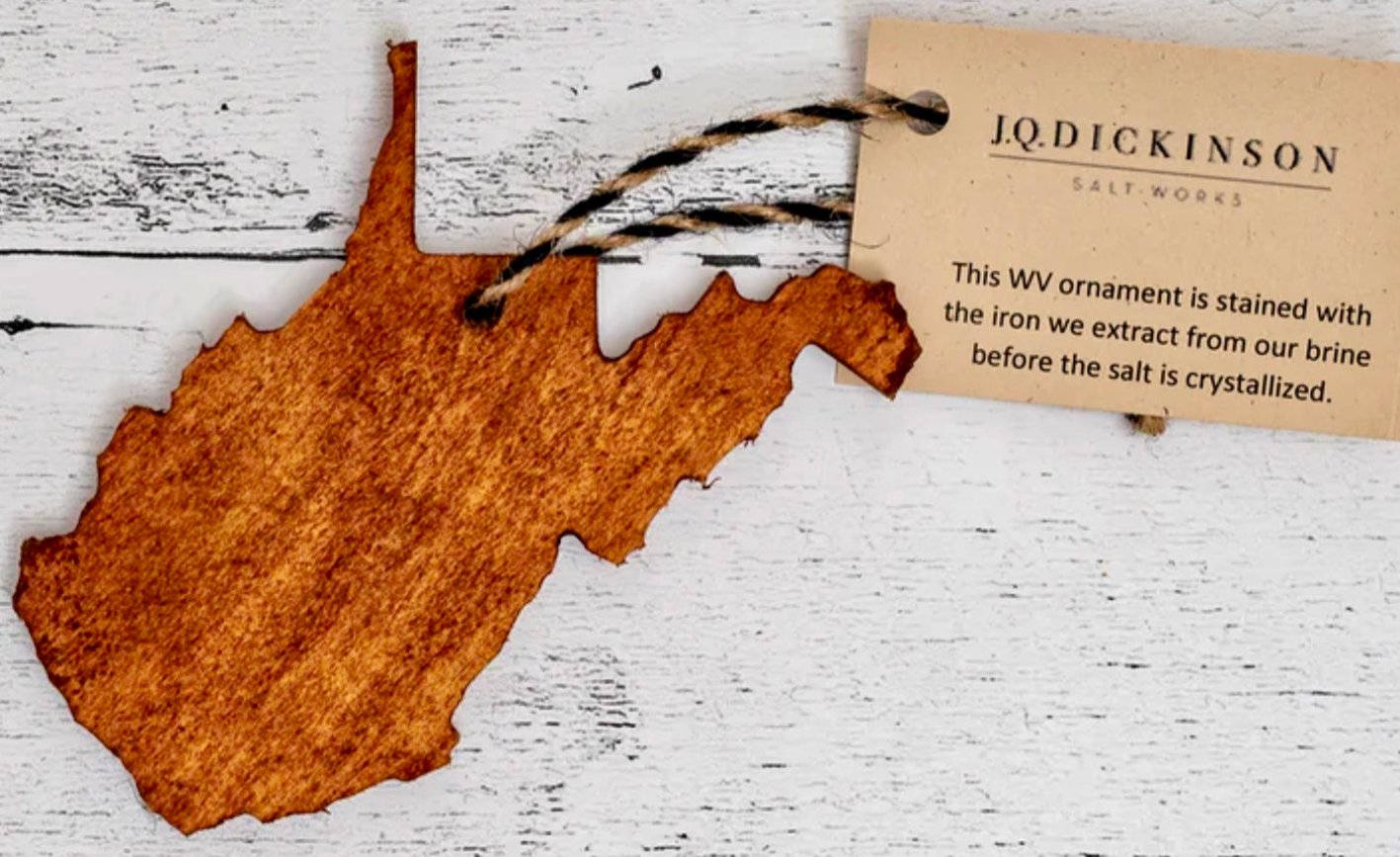 WV Wood Ornament