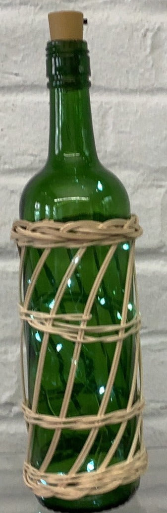 Lighted Wine Bottle