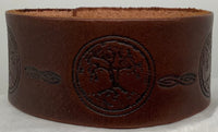 Leather Wristband Snap Bracelet