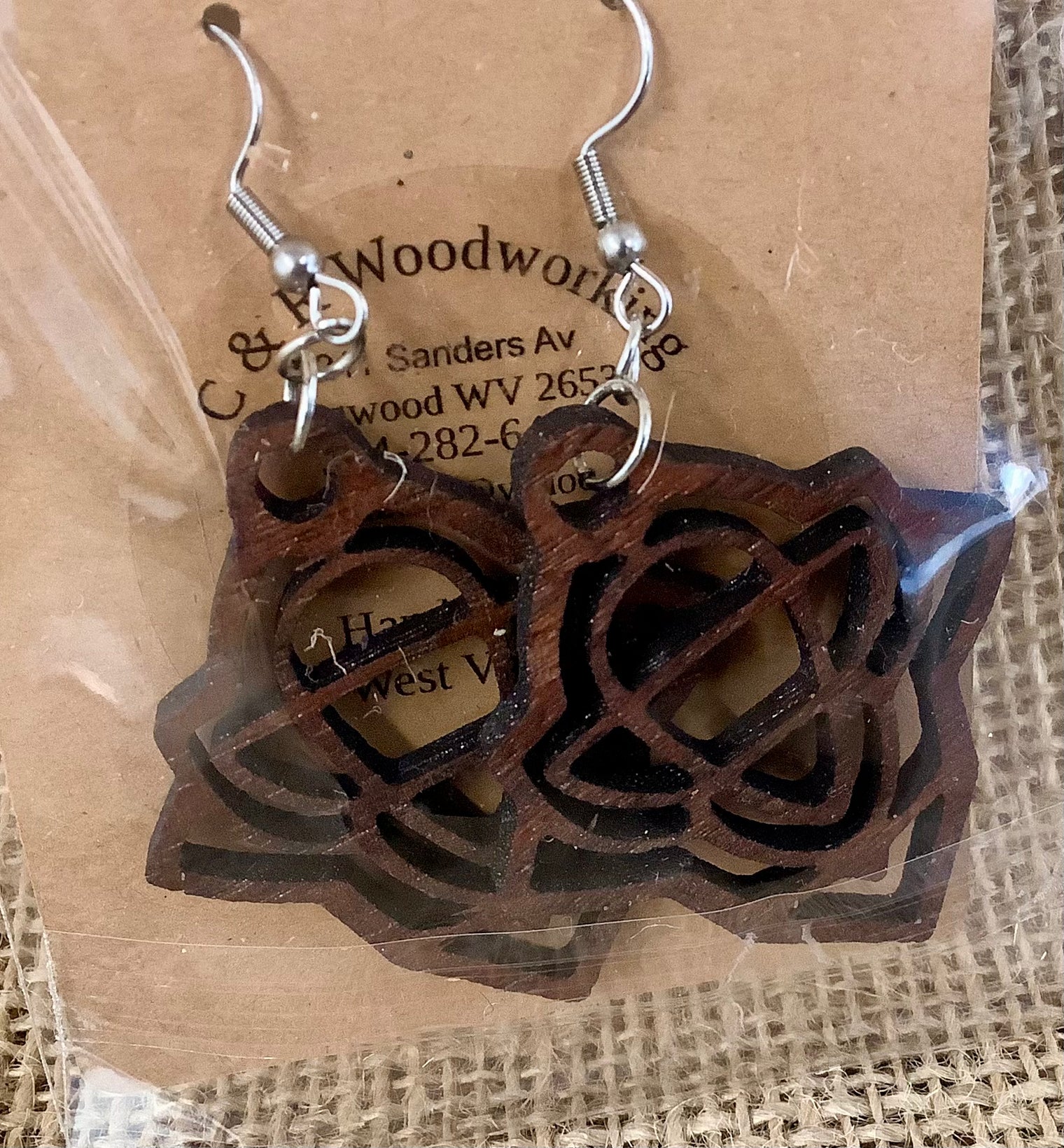 Wood Craft Earrings