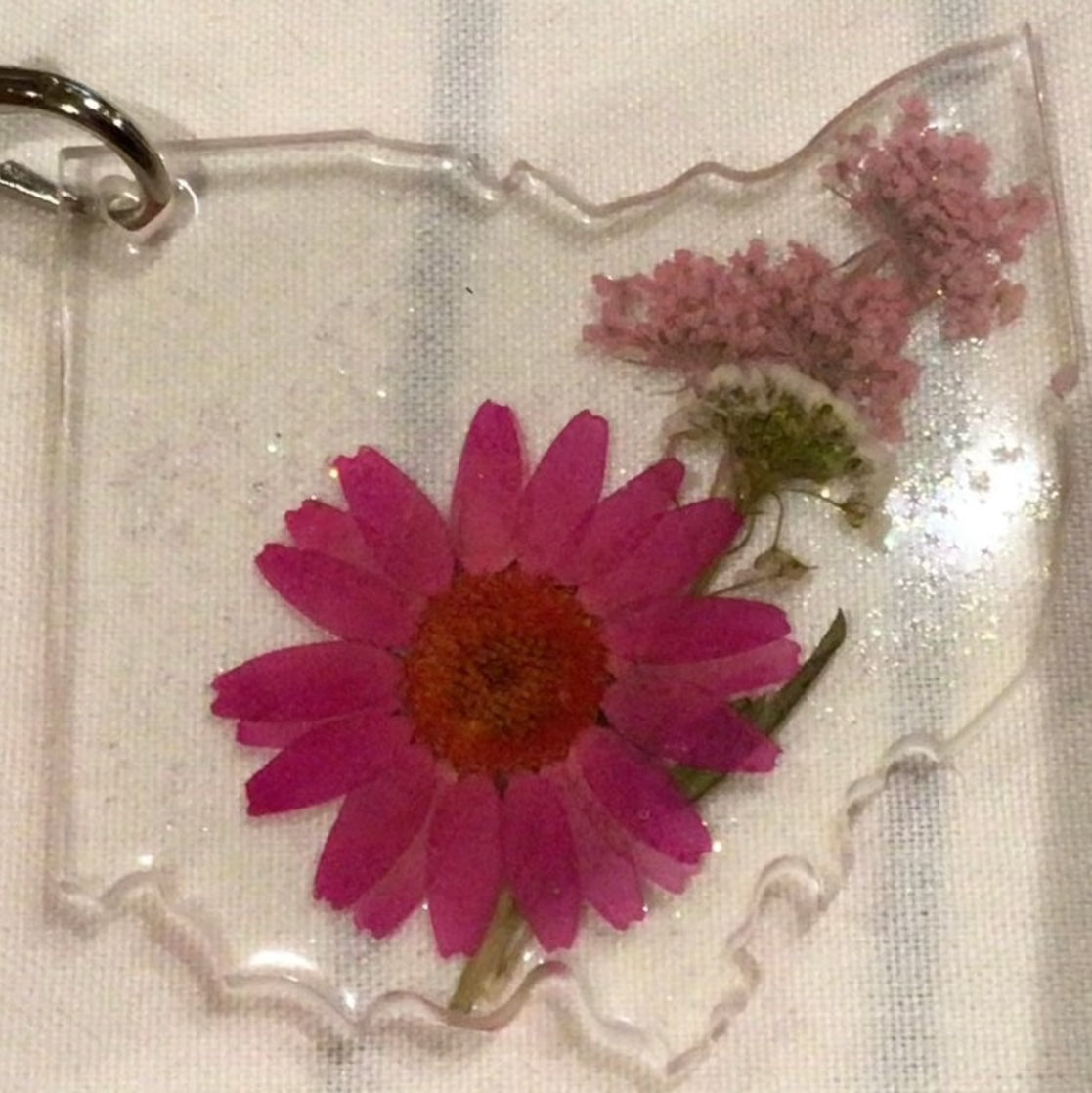 Floral Keychain