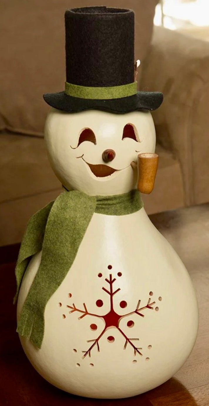 Large Lit Snowman