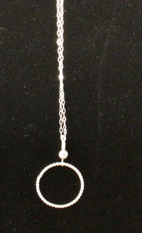 Sterling Silver Circle Necklace