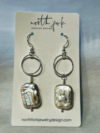 Baroque Square Pearl Earrings