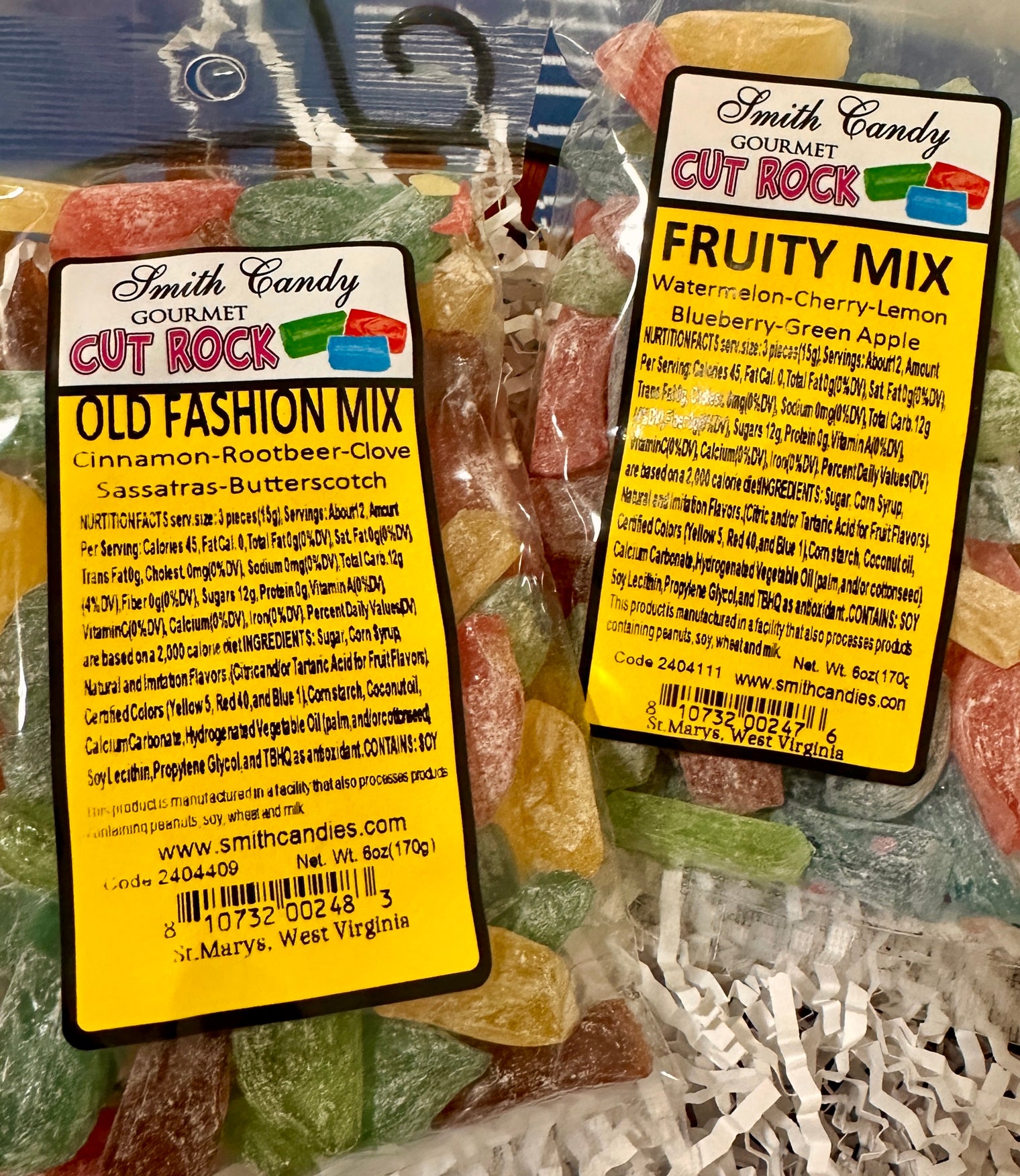 Gourmet Cut Rock Candy