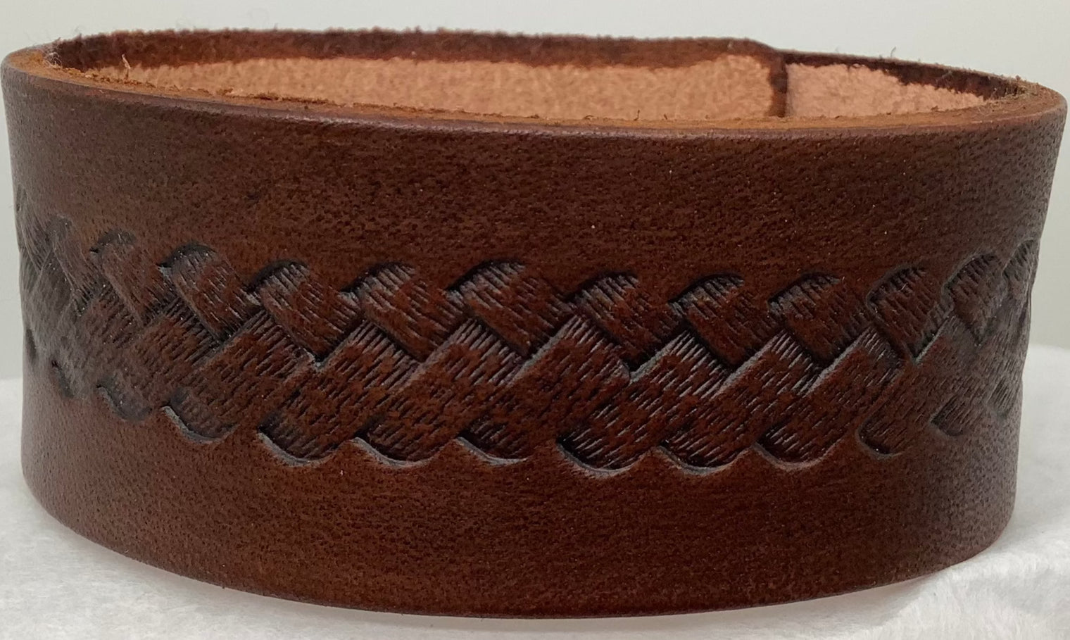 Leather Wristband Snap Bracelet