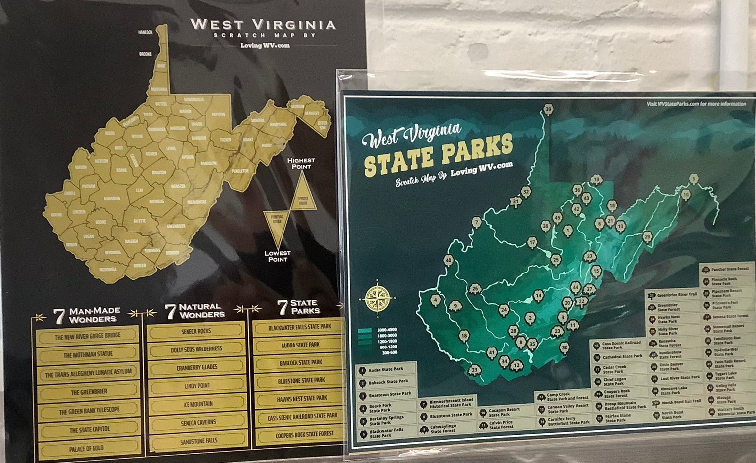 WV Scratch Map