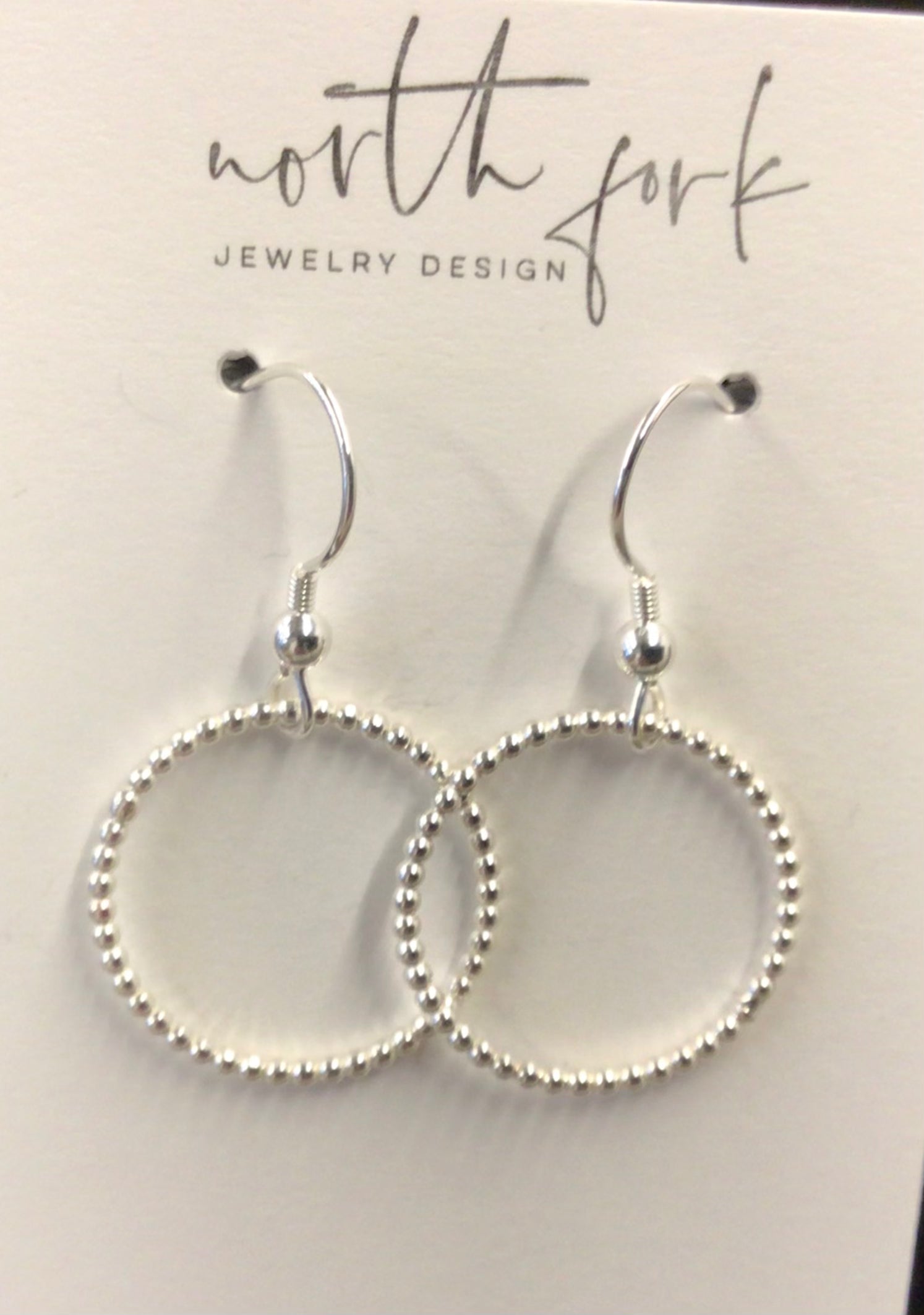 Sterling Silver Circle Earrings