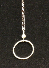 Sterling Silver Circle Necklace