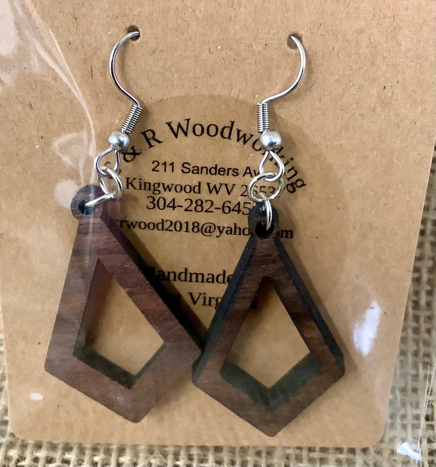 Wood Craft Earrings