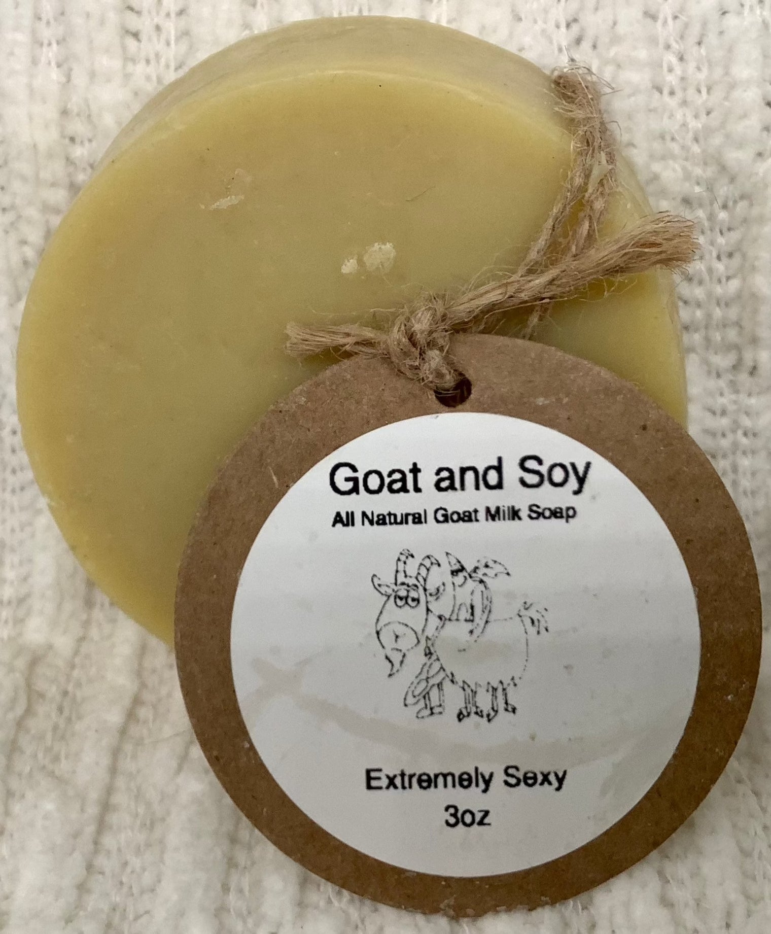 Rugged Round Goat Milk Soap