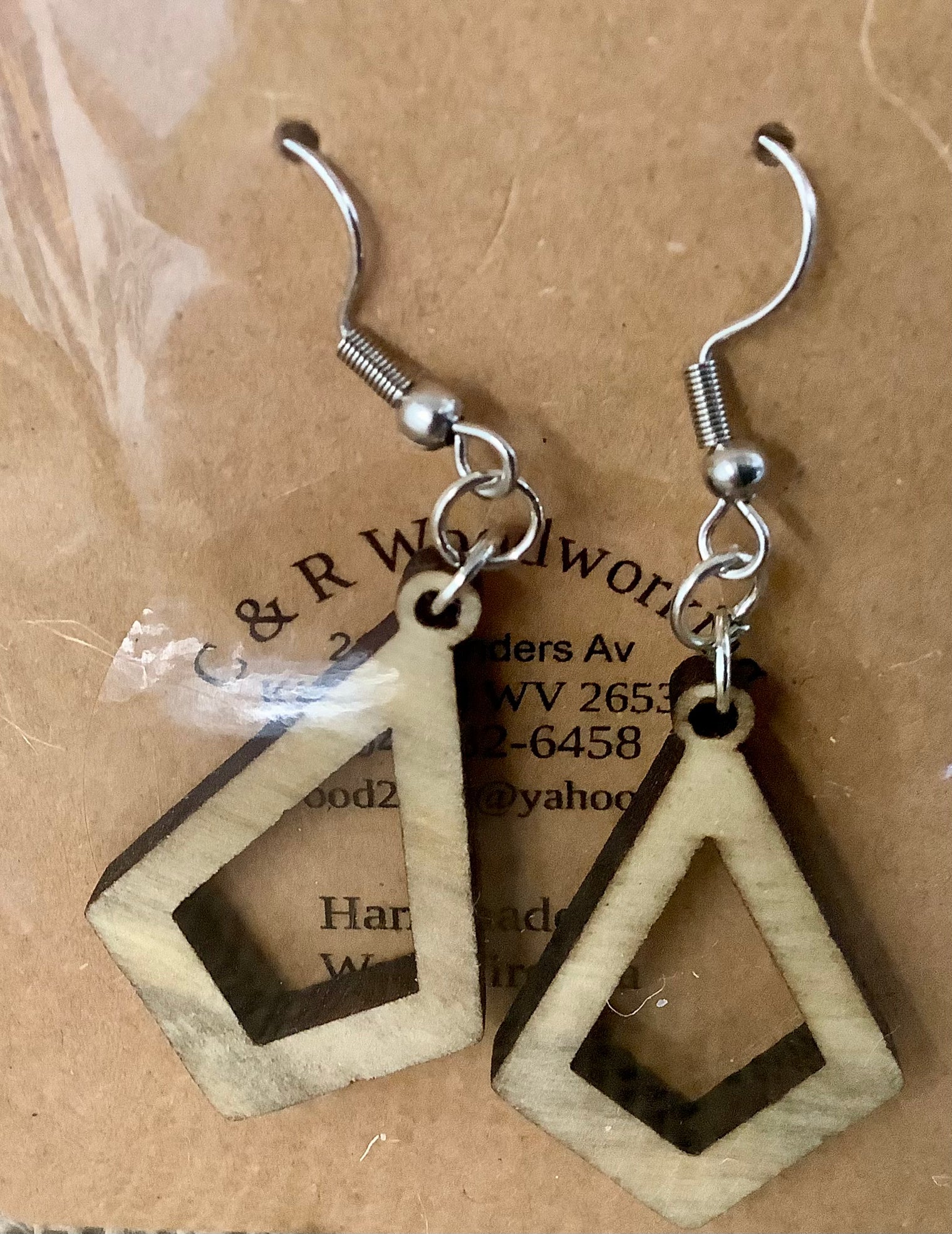 Wood Craft Earrings