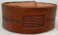 Leather Wristband Snap Bracelet