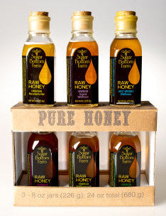 (3) 8-oz Honey Sampler