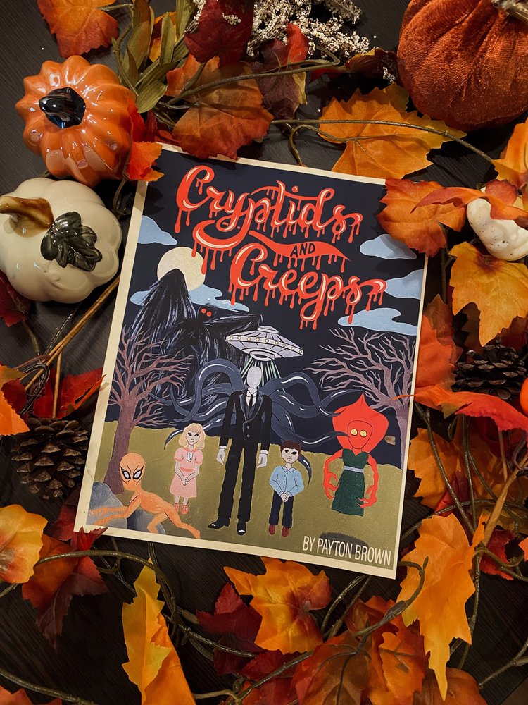 Cryptids & Creeps Coloring Book