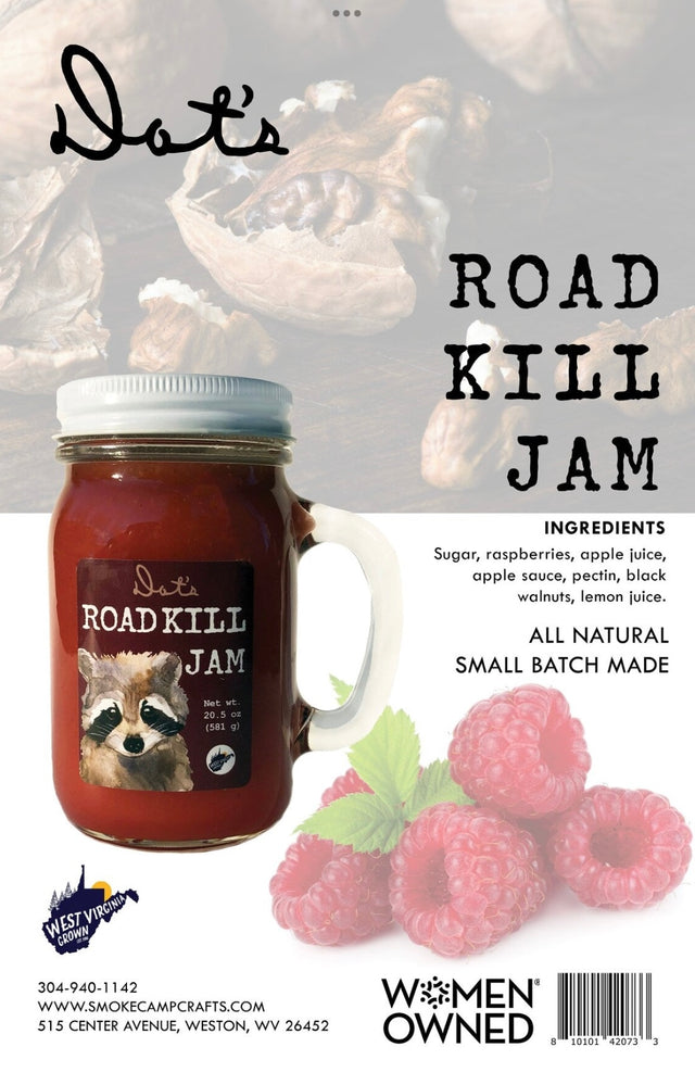 Roadkill Jam - Pint Jar w/Handle