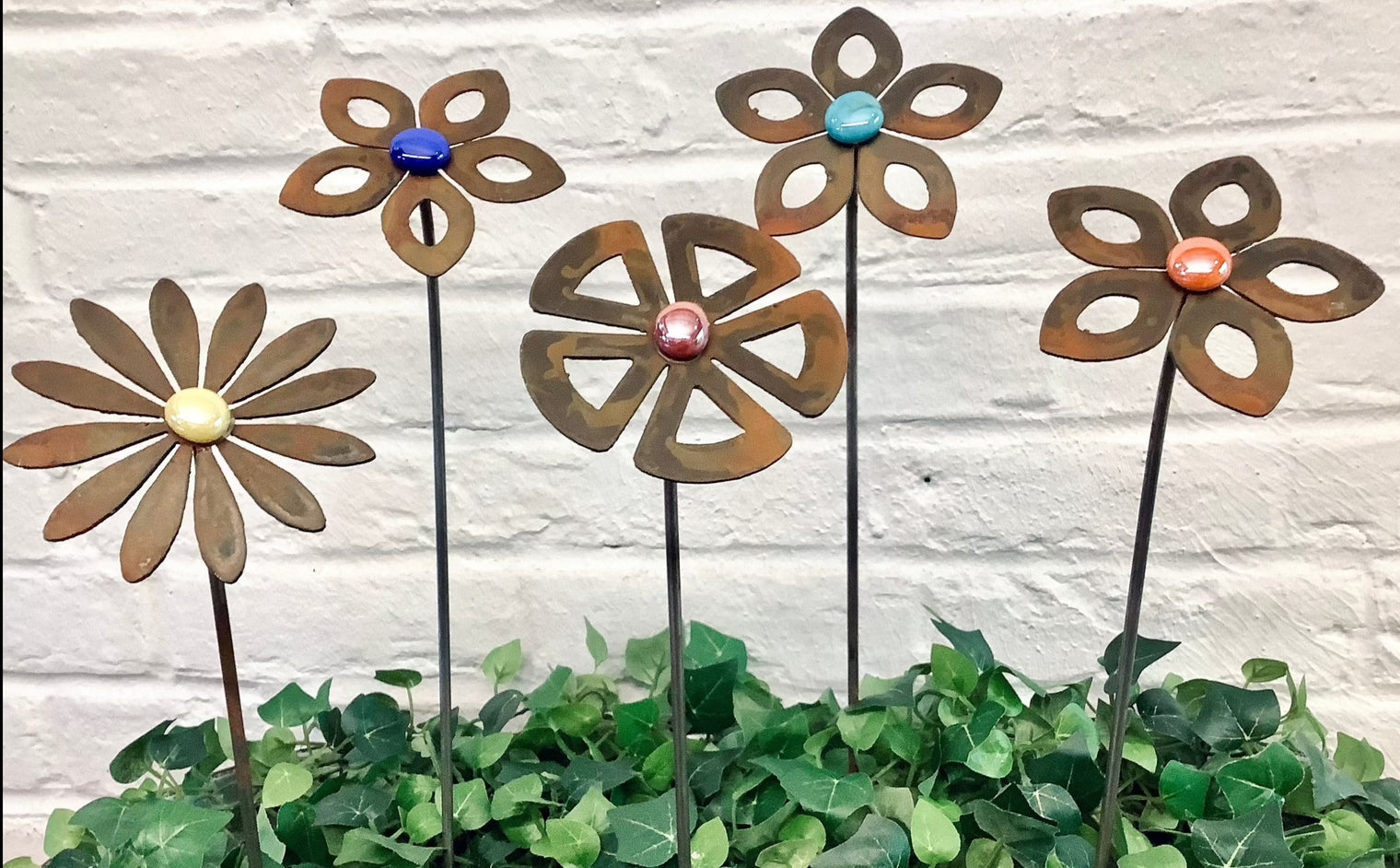 Metal Flower Stakes