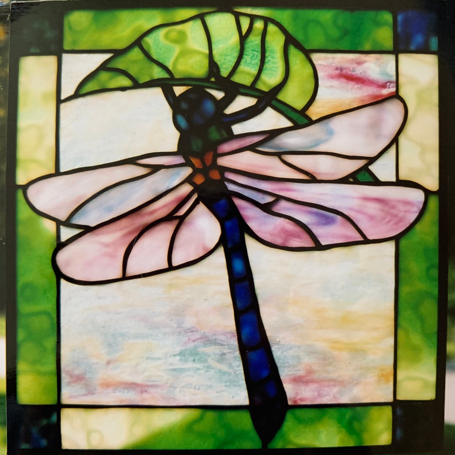 Dragonfly Stained Glass