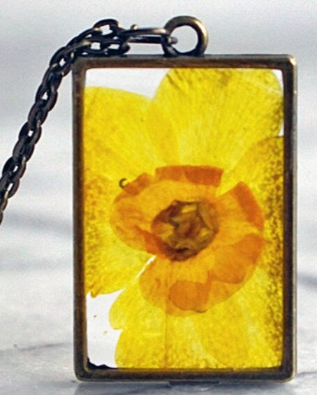 March Birth Flower Necklace