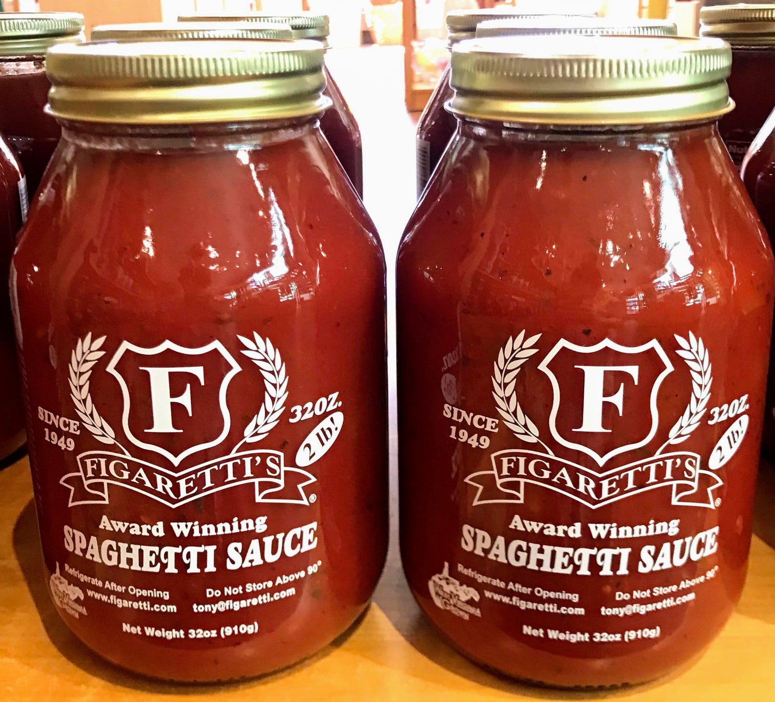 Figaretti's Spaghetti Sauce - 32 oz Jar