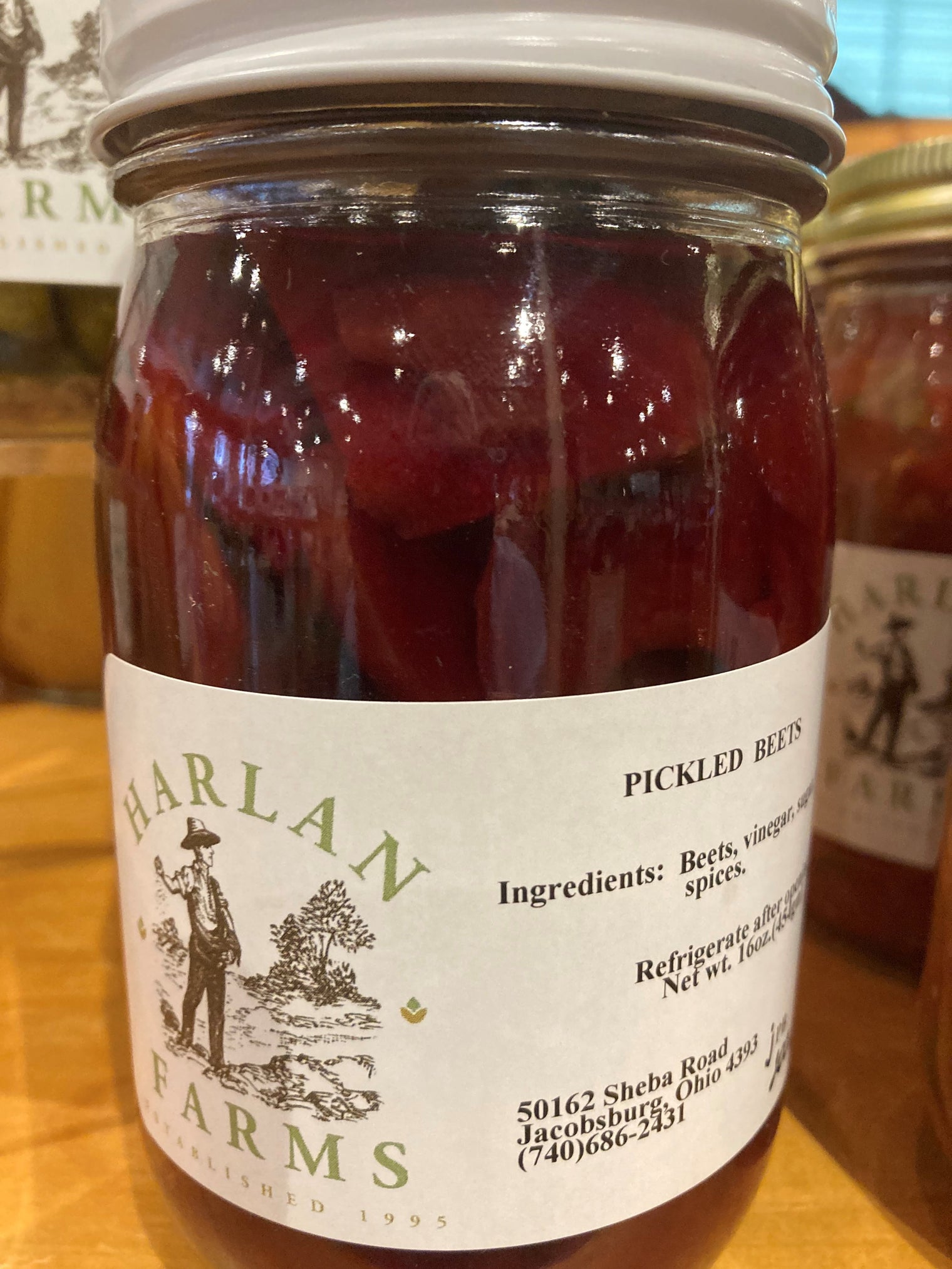 Pickled Beets, 16oz Jar