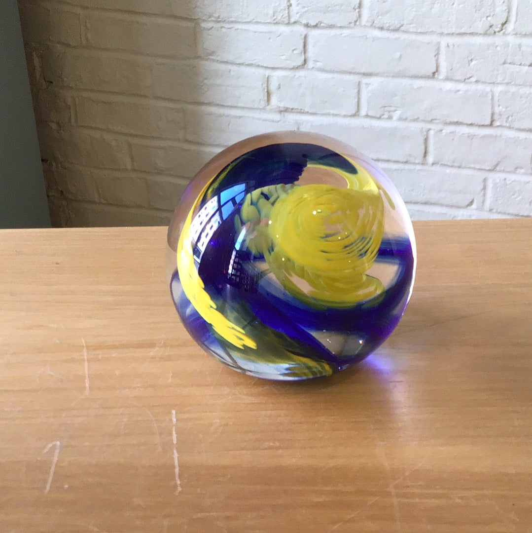 Abstract Swirl Paperweight