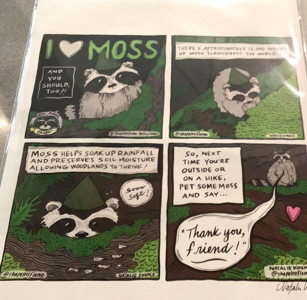 I Love Moss 11x14