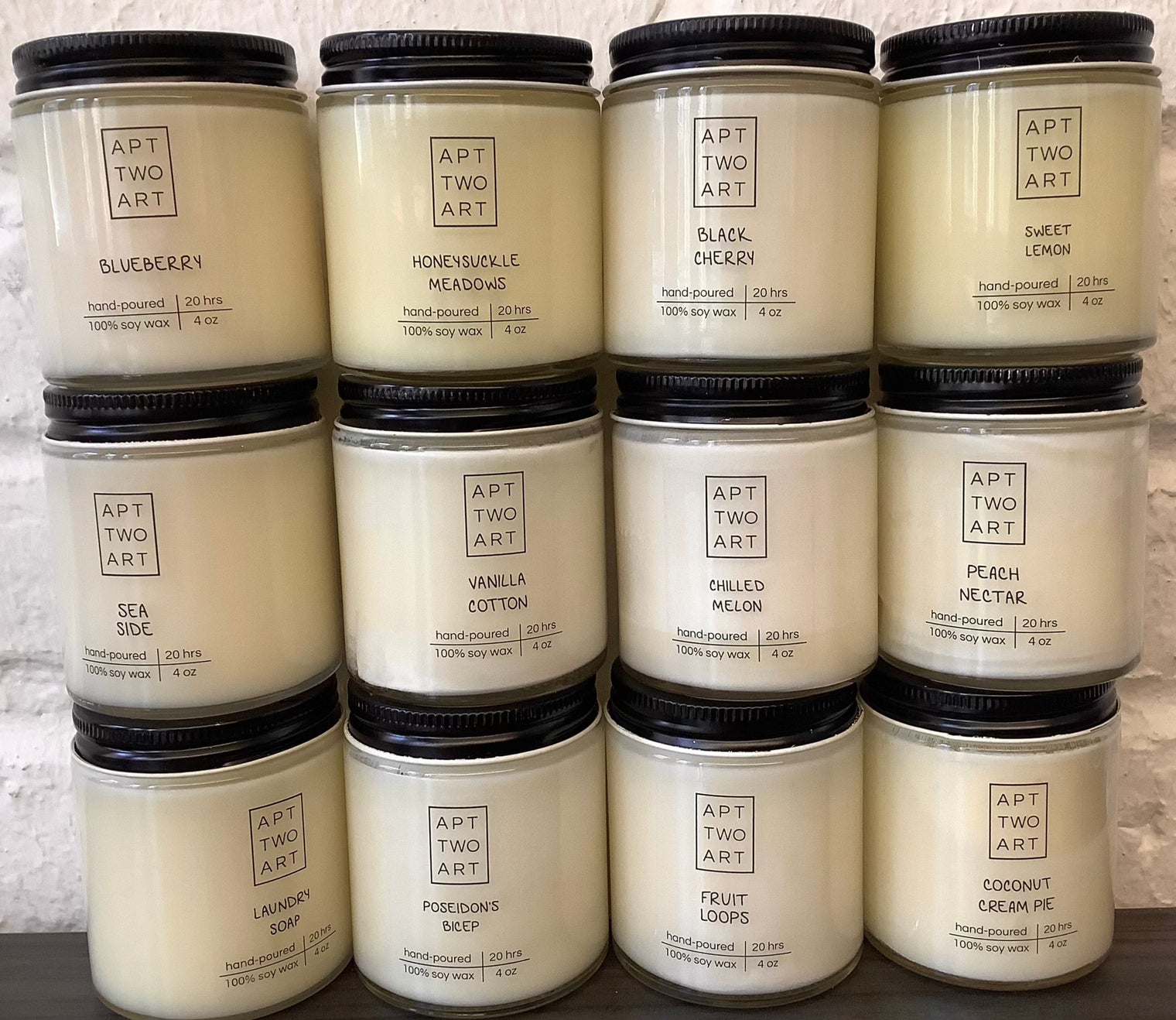 Hand Poured Soy Candle - 4 oz