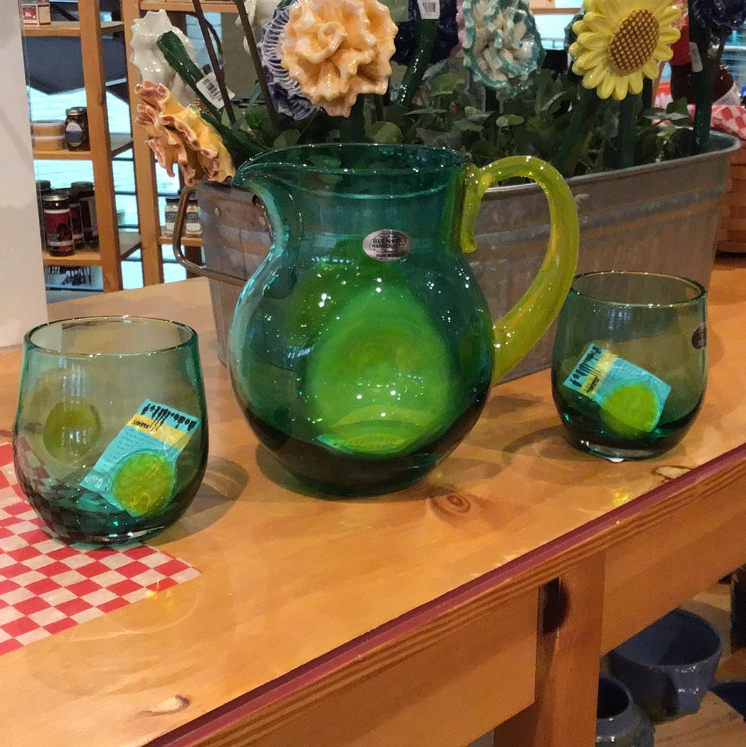 2 Glass + Pitcher Set