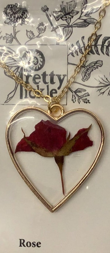 Rose Heart Necklace