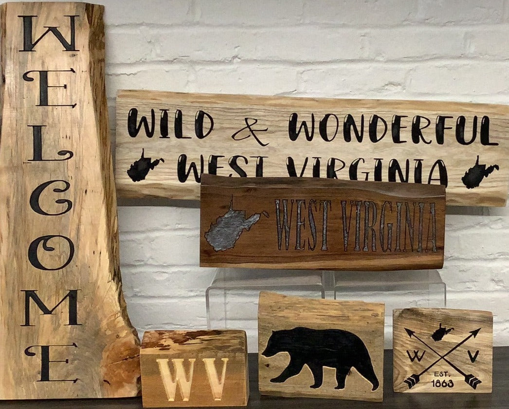 WV Live Edge Plaques