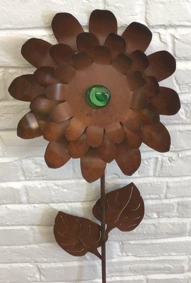 Sunflower Garden Stake