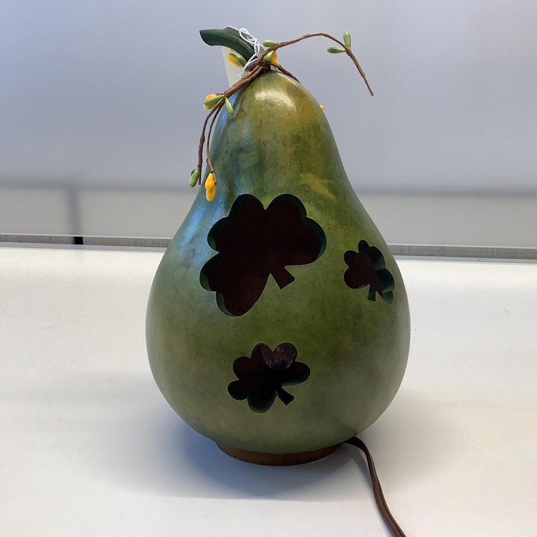 St. Patrick's Day Lighted Gourd