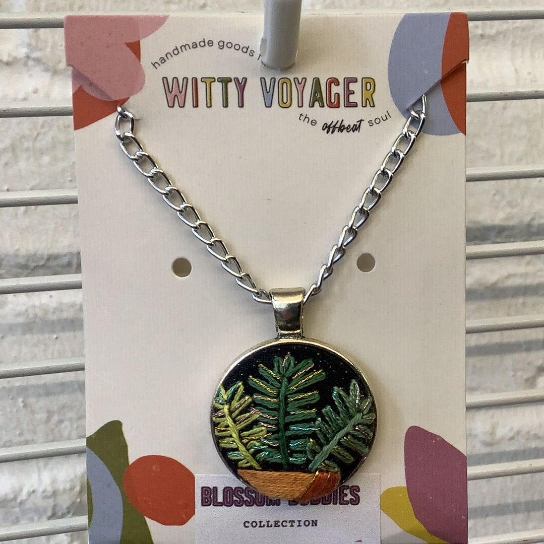 ZZ Plant Necklace