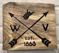 WV Live Edge Plaques