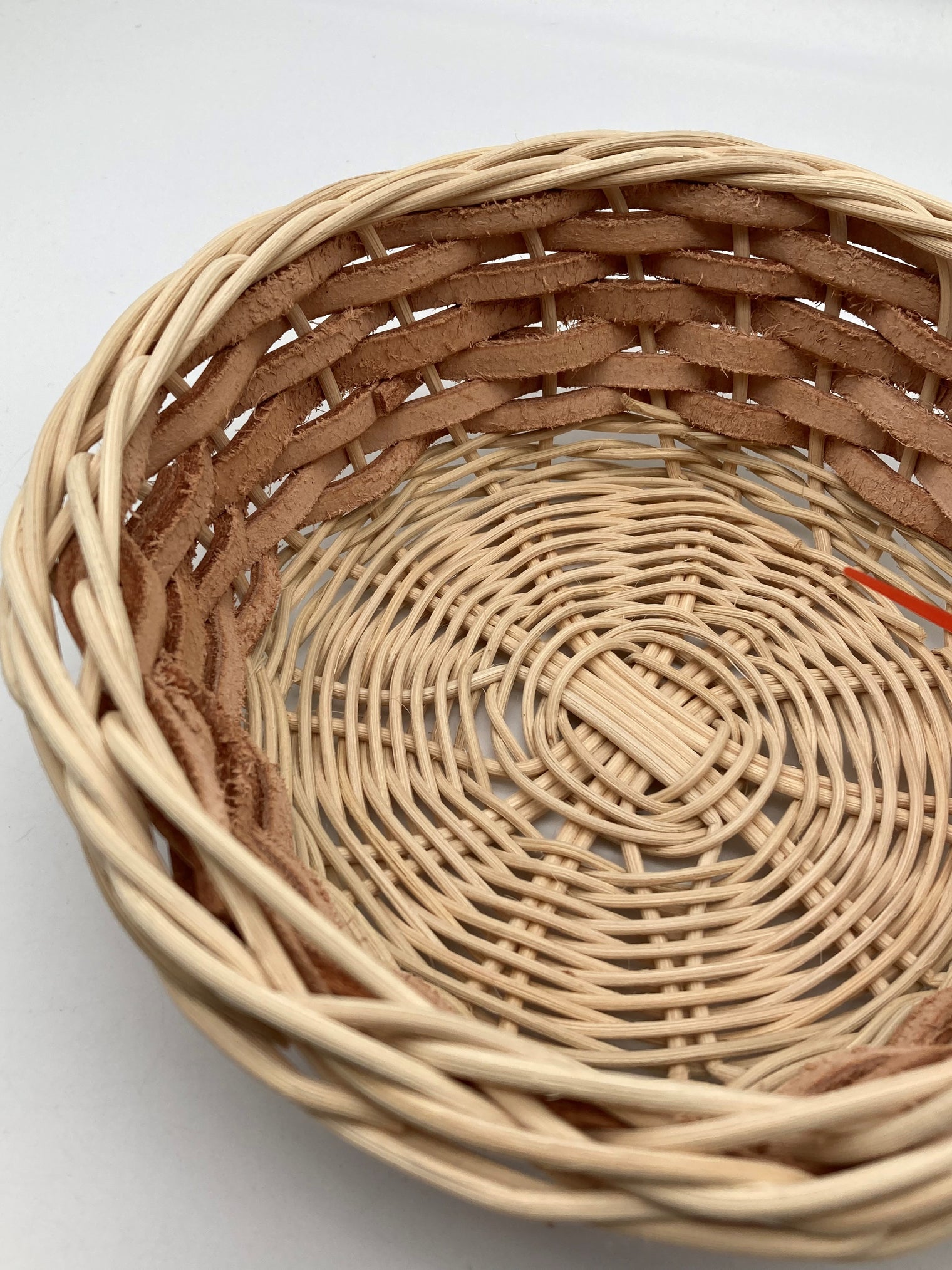 Leather Basket